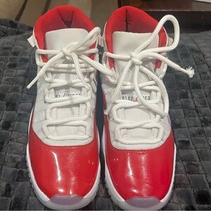 Jordan Red and White Men's Sneakers